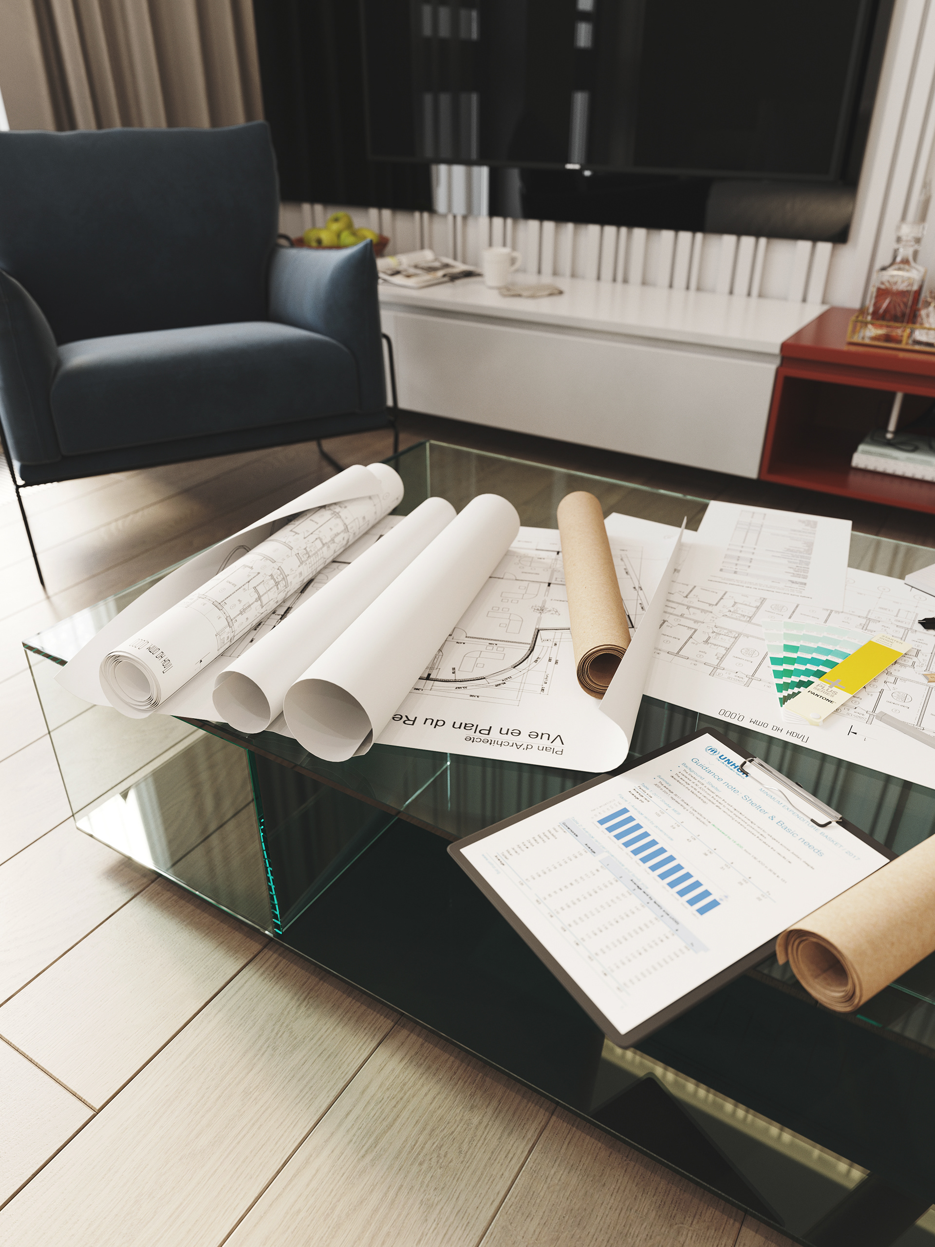 当代公寓设计项目丨俄罗斯莫斯科丨Ustimenko Elena-18