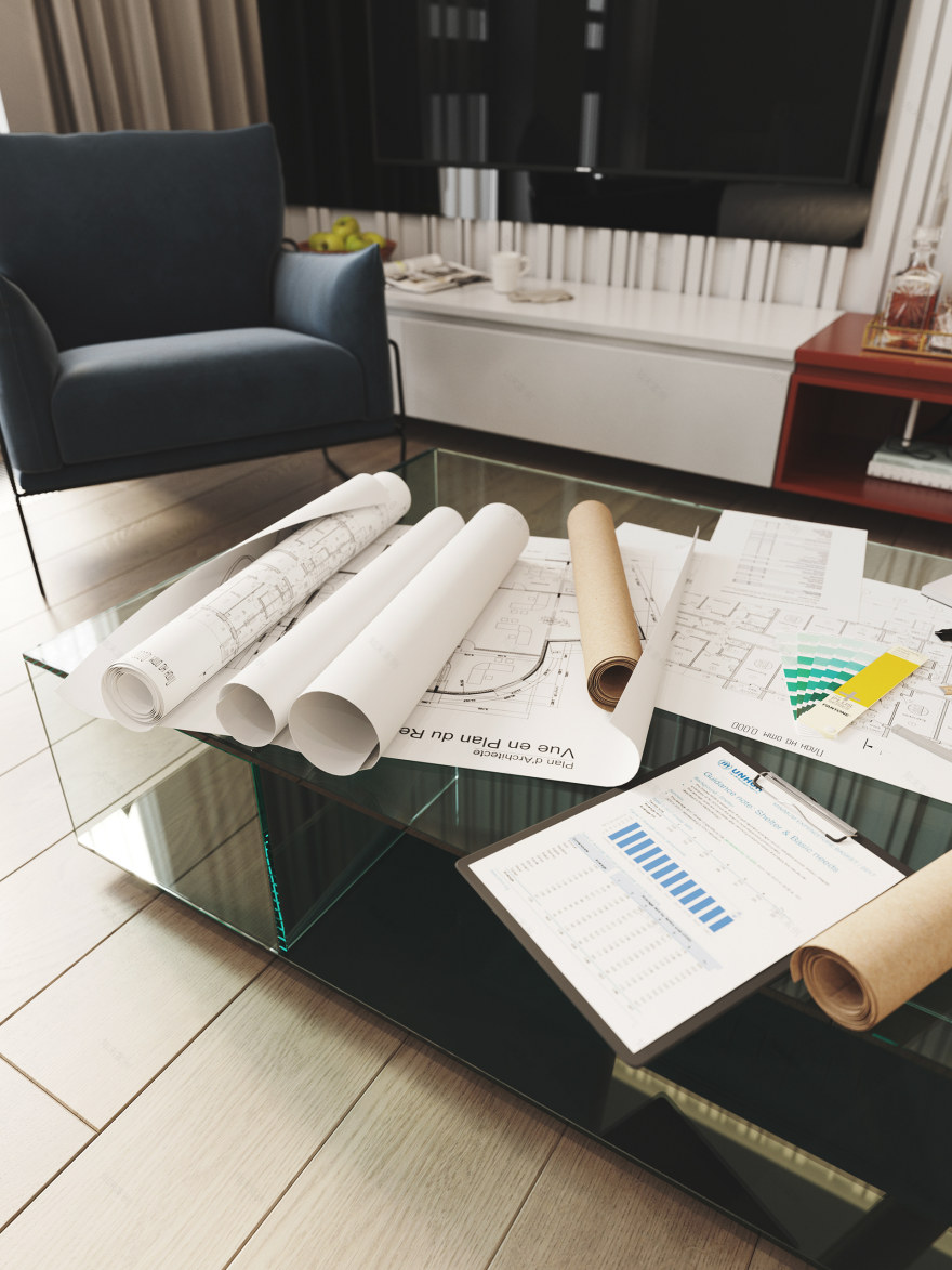 当代公寓设计项目丨俄罗斯莫斯科丨Ustimenko Elena-18