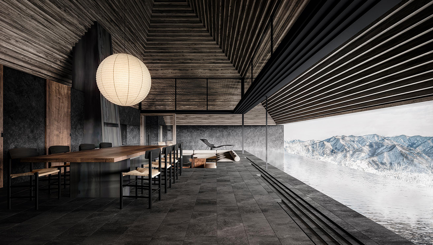 日本群马县水上町 NOT A HOTEL 温泉别墅丨SUPPOSE DESIGN OFFICE-35