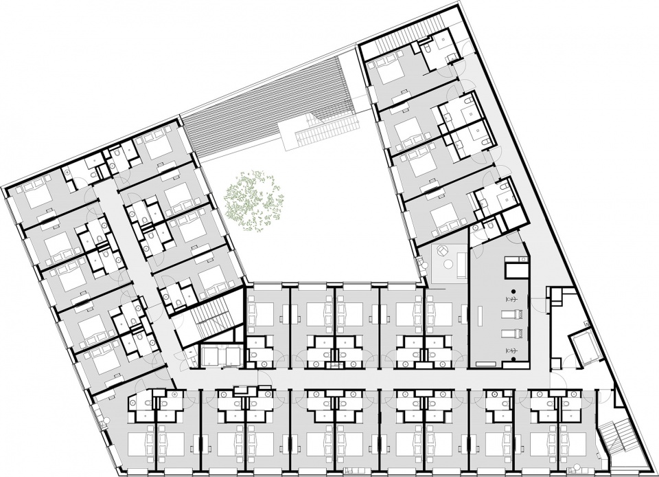 维也纳 The Rock 酒店丨奥地利维也纳丨querkraft architekten-66