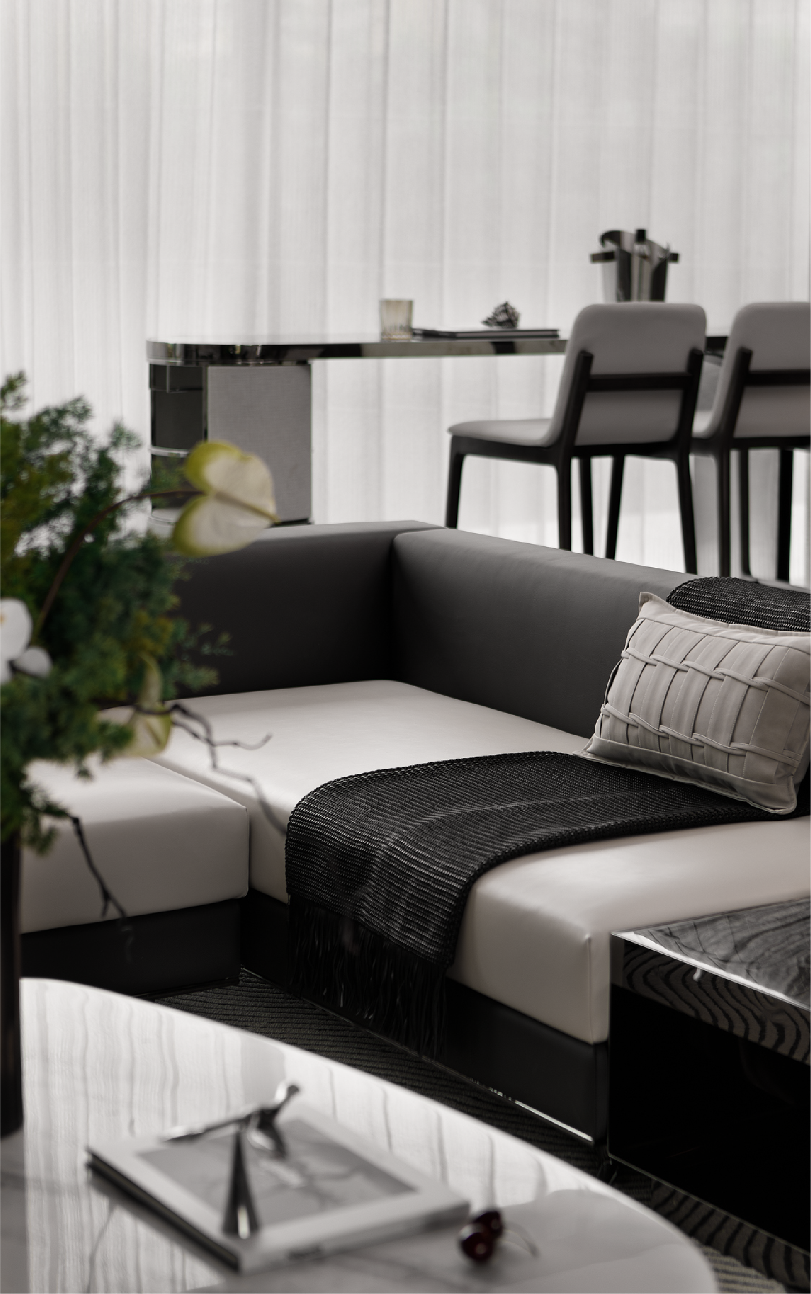 龙湖滨江·云河颂样板房户型设计丨中国成都丨DAS大森设计-42