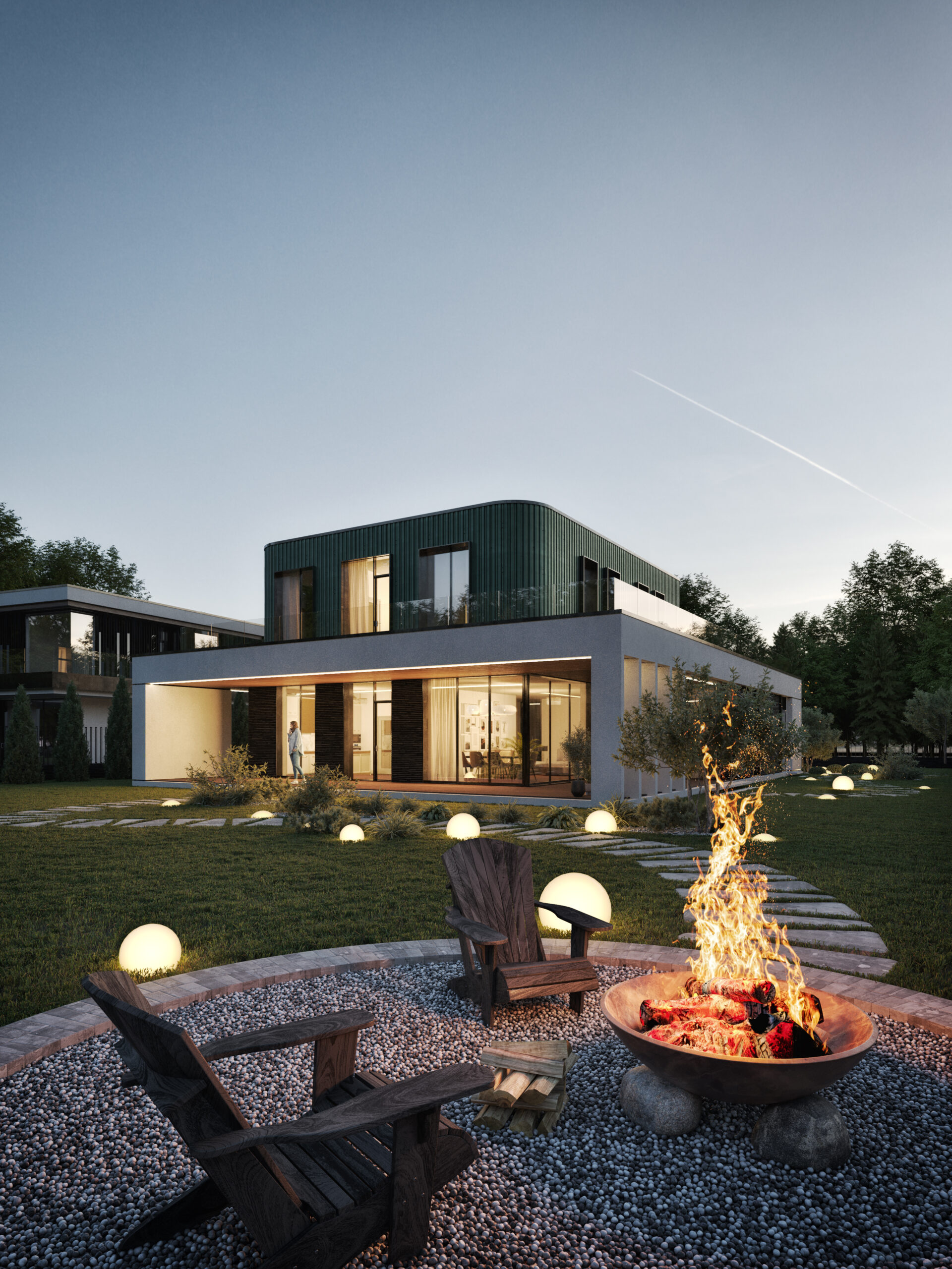 Дом «Современная элегантность» 279м² — портфолио бюро ARXY-14