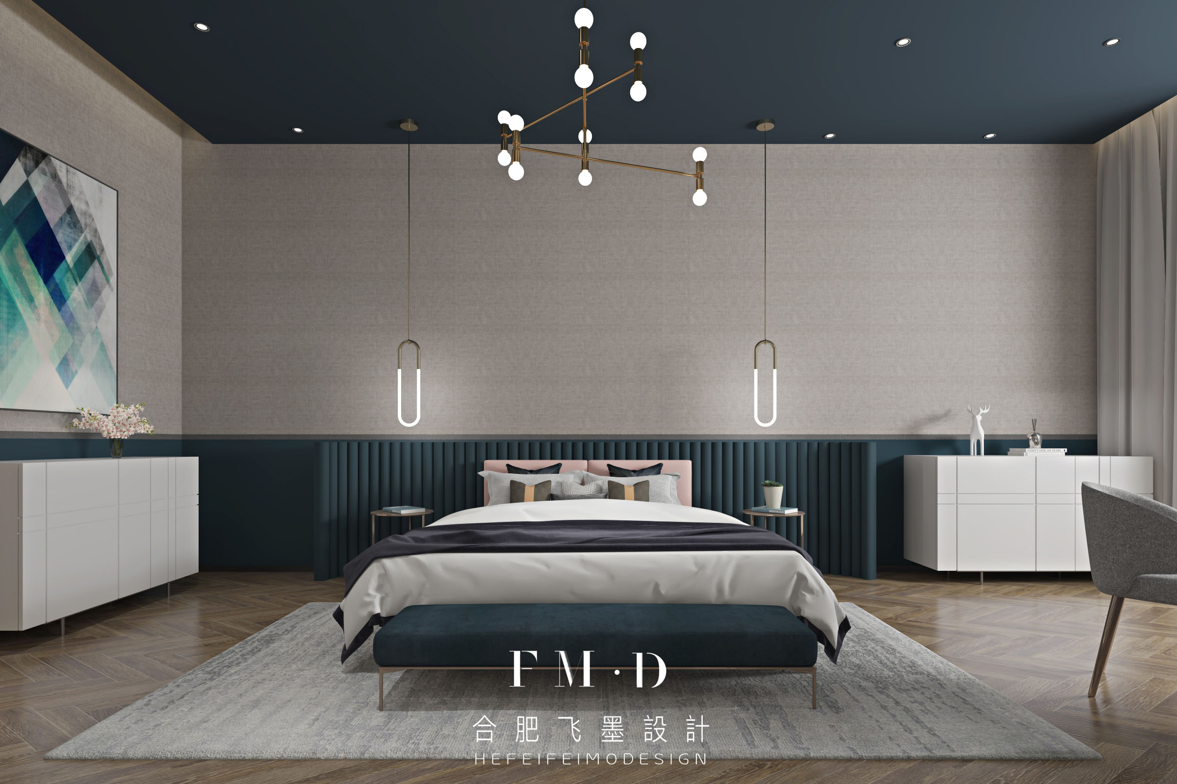 合肥飞墨设计新作 | 柏悦公馆——简约解构美学之家-34