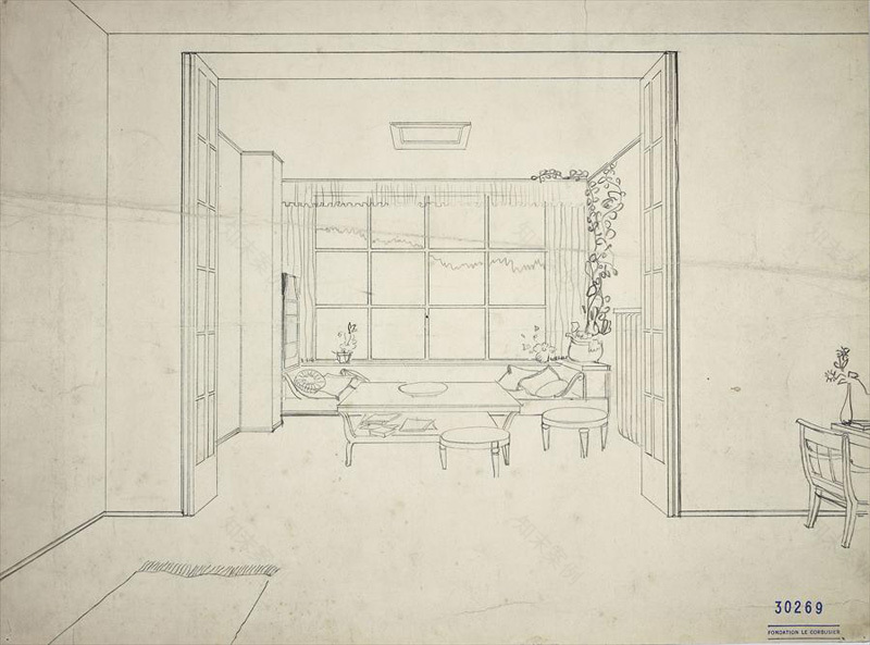 Вилла Жаннере Перре(珍妮尔 佩雷别墅)丨Ле Корбюзье(勒·柯布西耶)-43