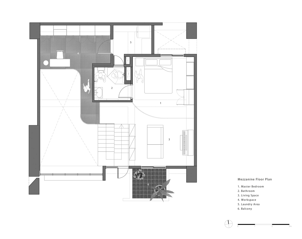 开放式设计的家庭住宅  AB House-10