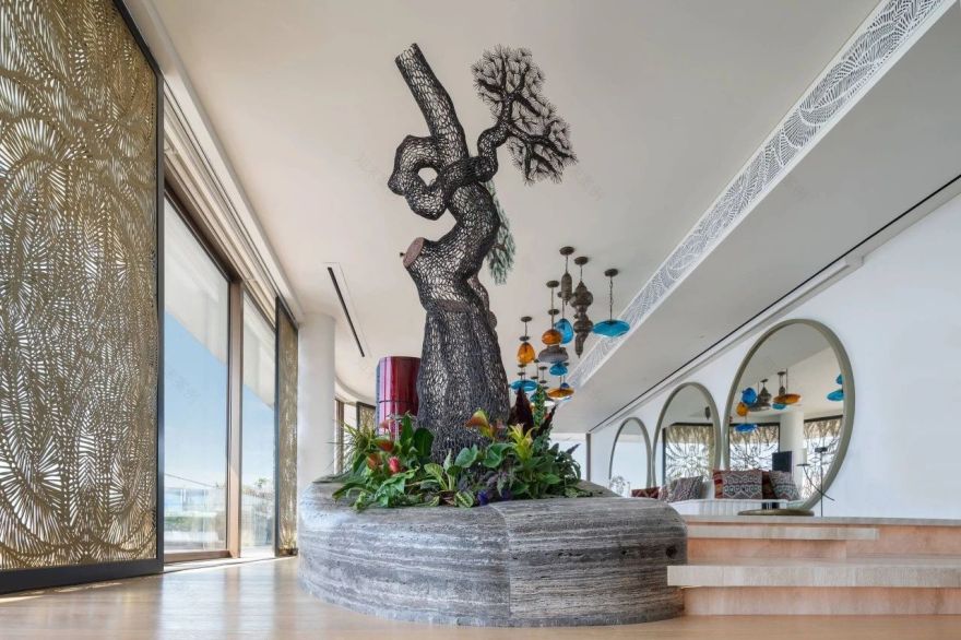 现代美学波西米亚风住宅室内实景图-11