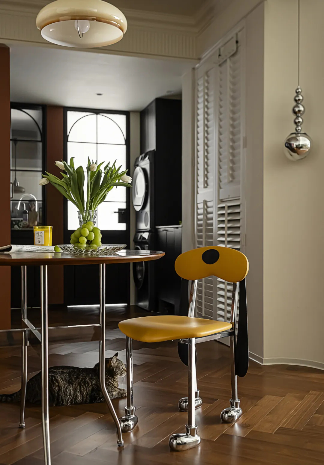 臻溪空间设计|中古加点色彩,形色兼备,丰盈有趣!丨中国上海-6