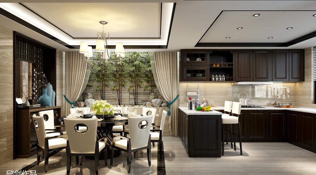 
新中式装修【山海华府】 -3