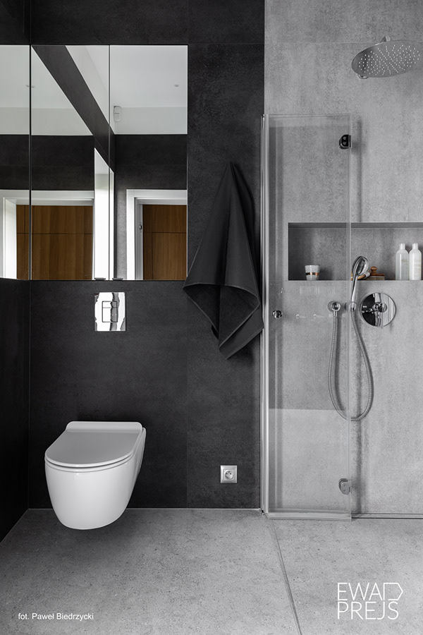 Interior in Mikołów - raw minimalism vs warm coziness-32