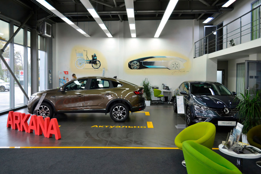 RENAULT 汽车展厅设计丨乌克兰-17