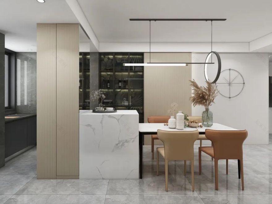 现代轻奢复式整家设计-35