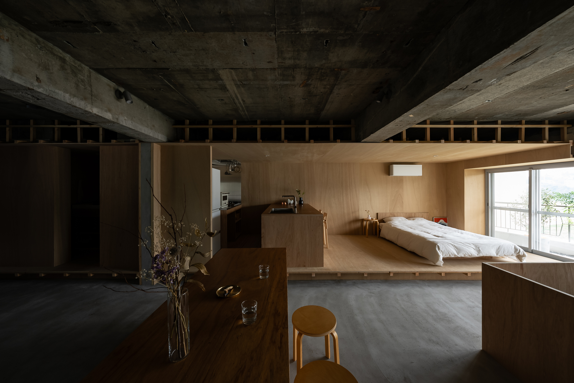 投射阴影公寓丨日本丨MASATO TAKAHASHI ARCHITECTS-0