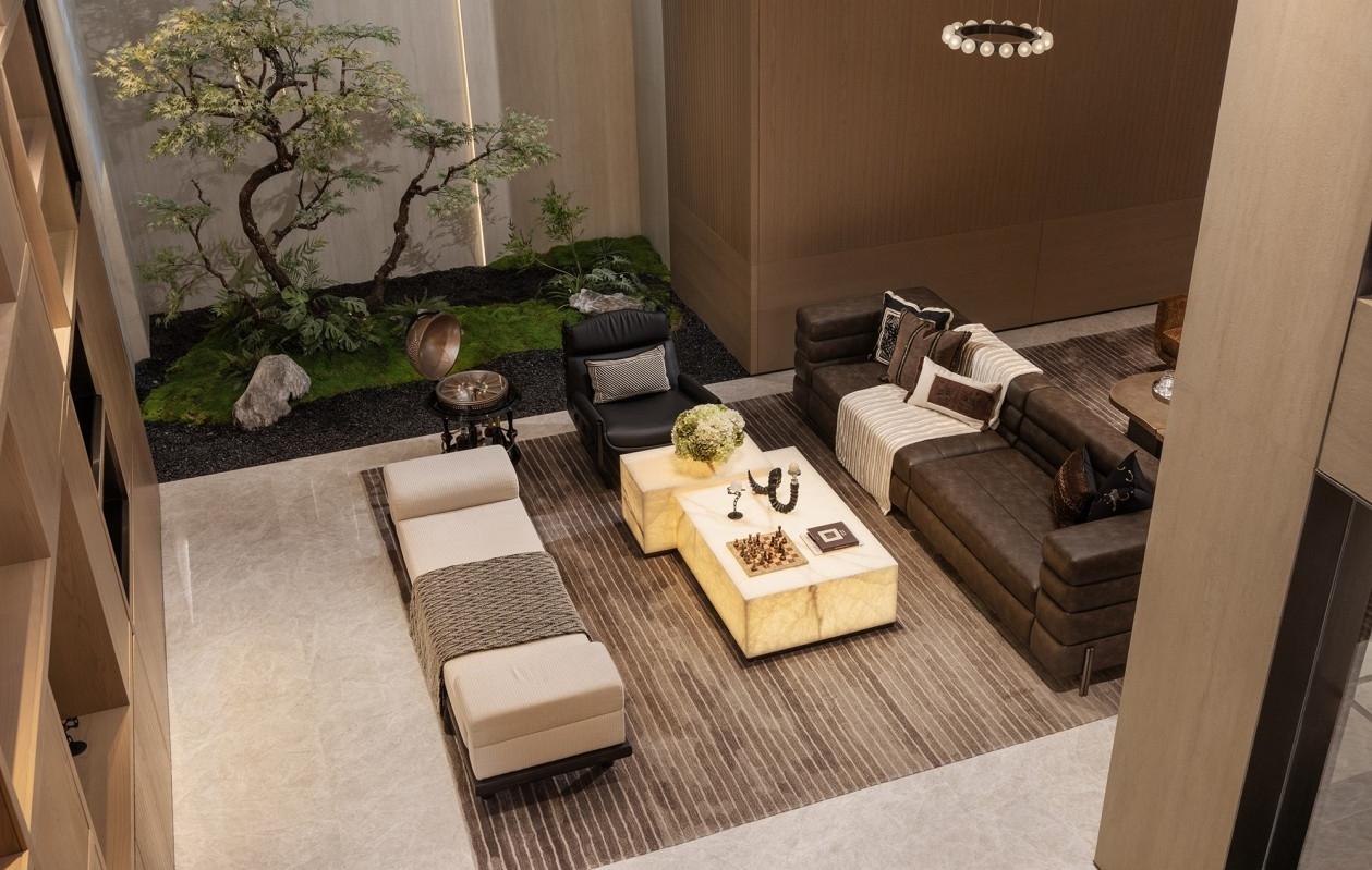 武汉联发·向湖340㎡叠墅丨中国湖北丨硬装矩阵纵横,软装元禾大千-45