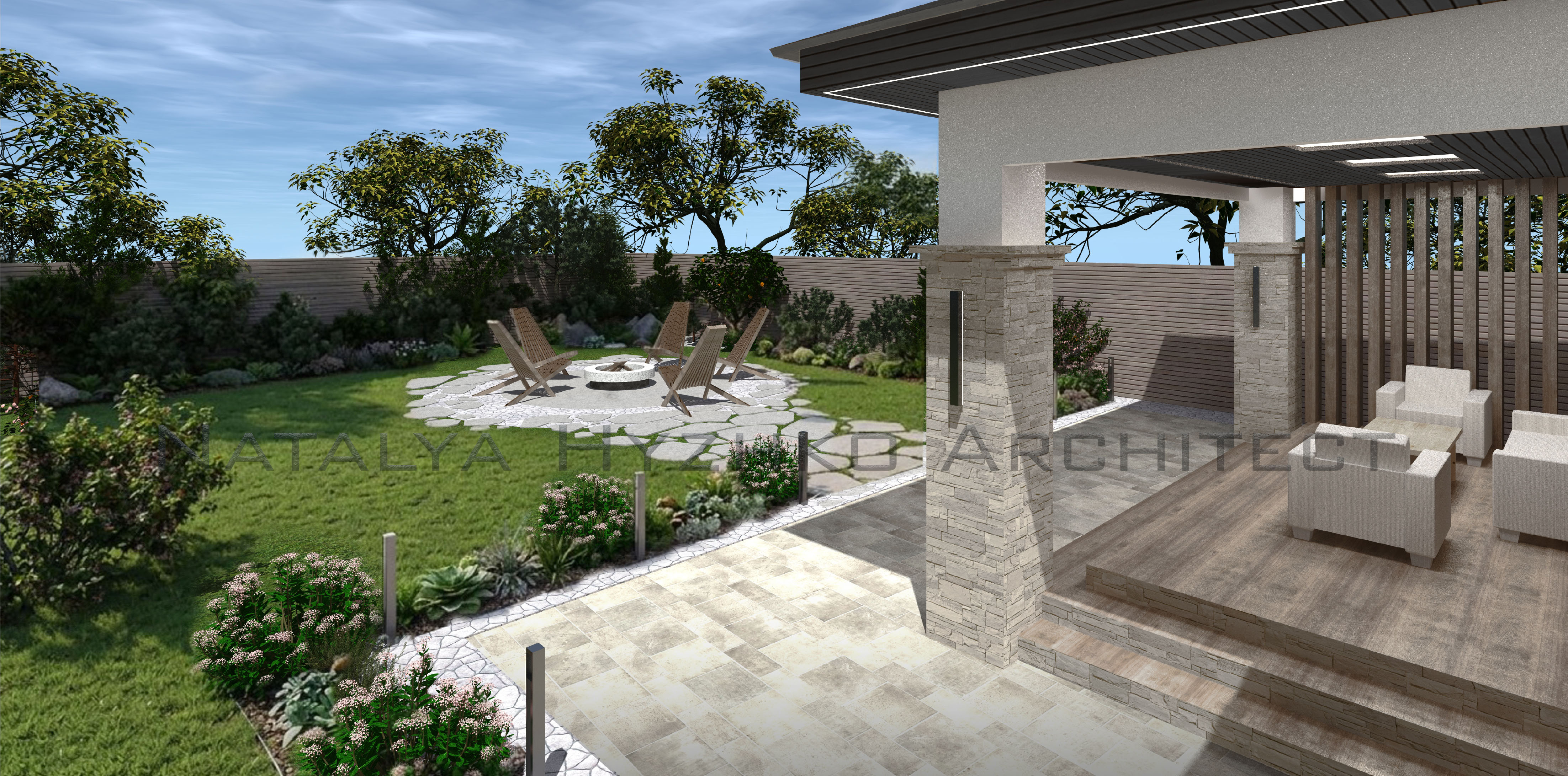 Ескіз намірів забудови садибної ділянки у м. Криий Ріг-7