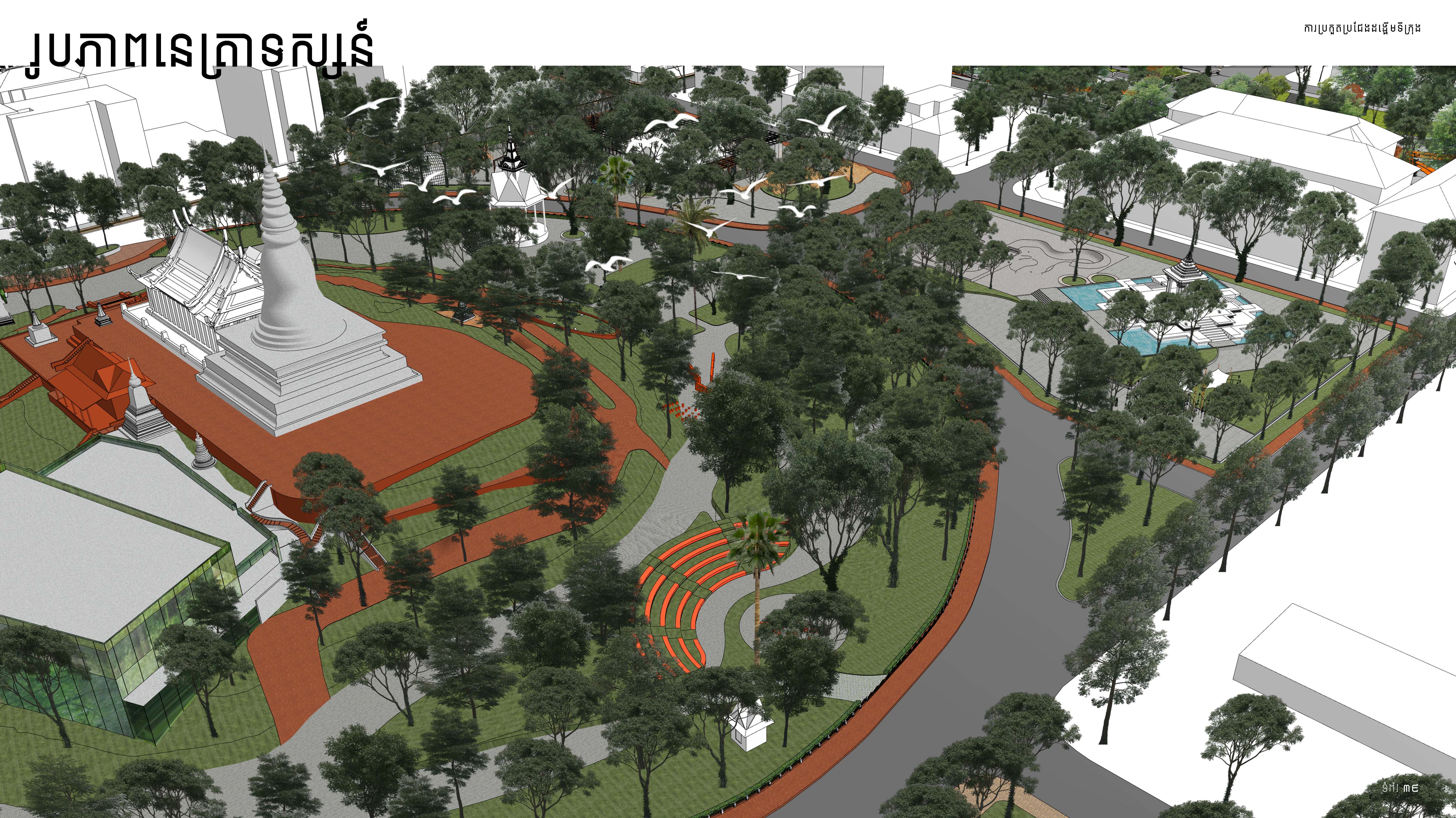 1ST PRIZE/ ACC URBAN DESIGN COMPETITION -WAT PHNOM-41