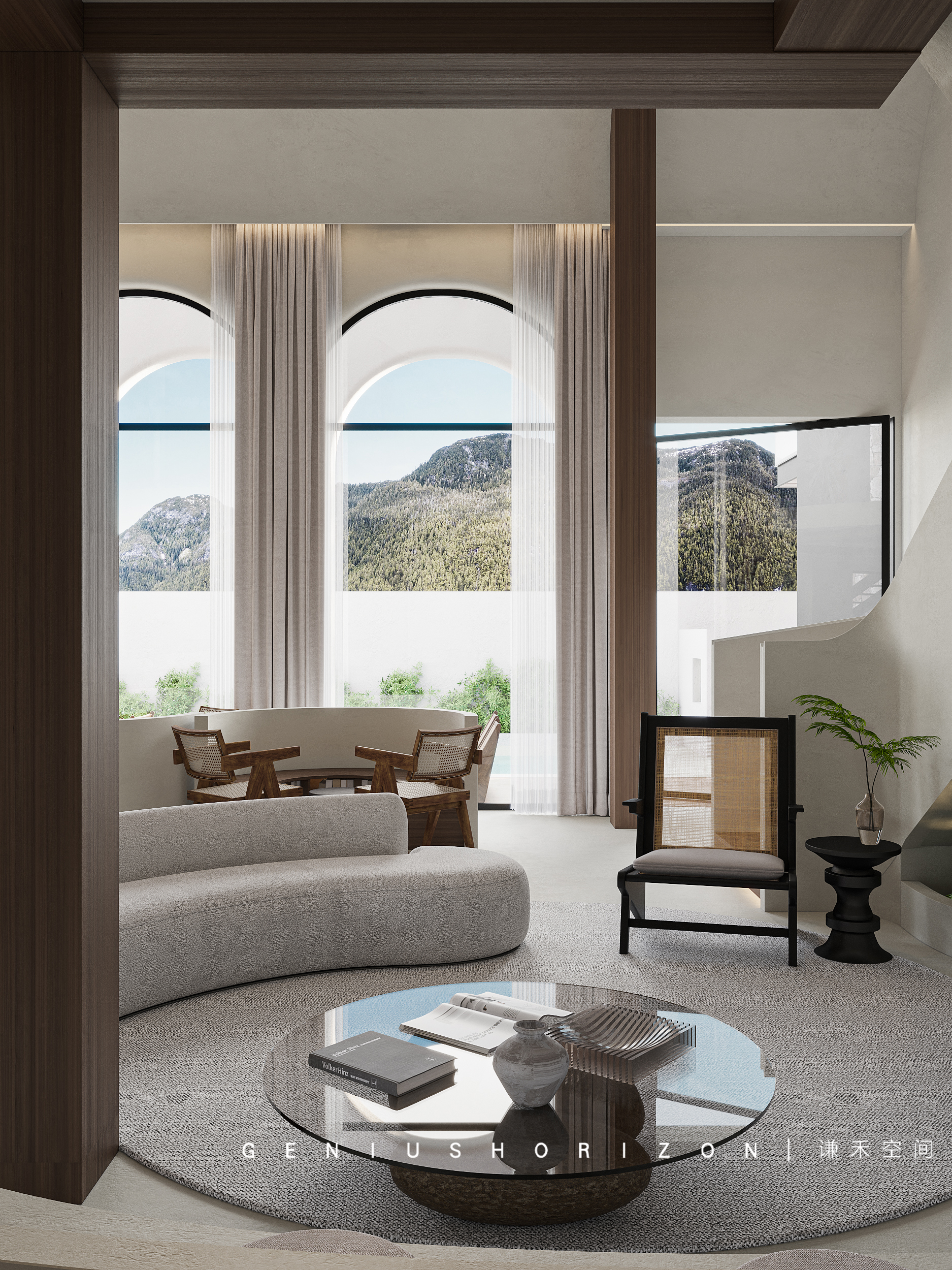 侘寂民宿设计丨谦禾空间设计事务所-30