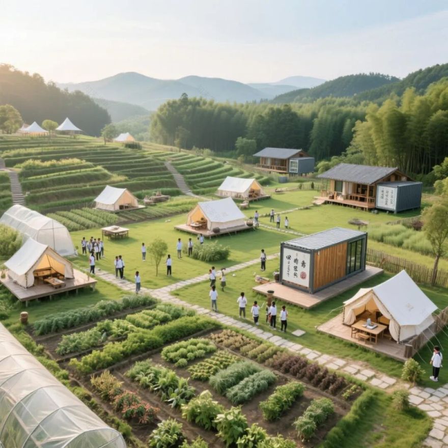 南方城市近郊100亩中草药农文旅规划设计建造与运营-84