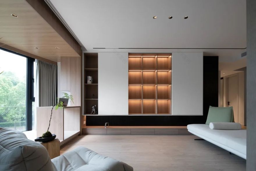 130㎡原木极简风,打造萌娃在家的互动亲子宅 | 云漫设计-8