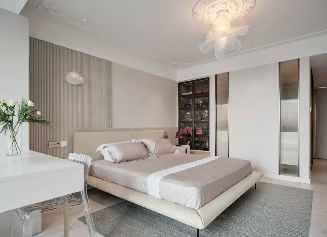 敔山湖畔春暖花开 · 苏鸣设计师的185㎡白色浪漫主义私宅丨尺度设计-56