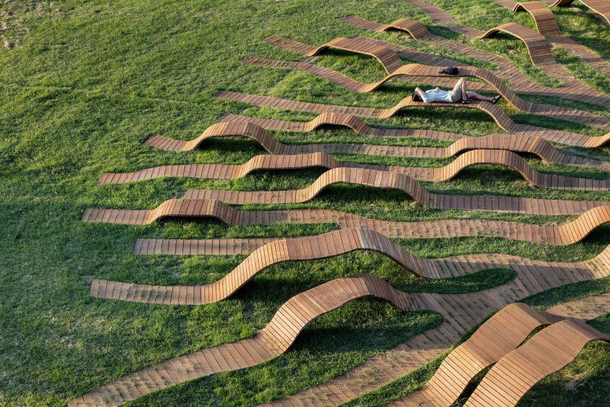 首尔汉江艺术公园“Root Bench”丨韩国首尔丨Yong Ju Lee Architecture-18