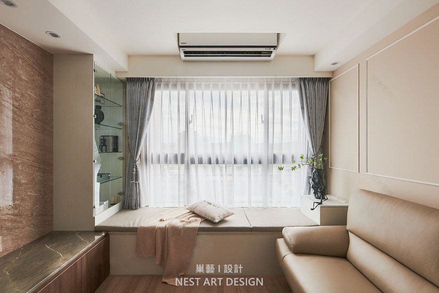 桃園龍潭輕奢華古典住宅設計丨演拓空間設計-20