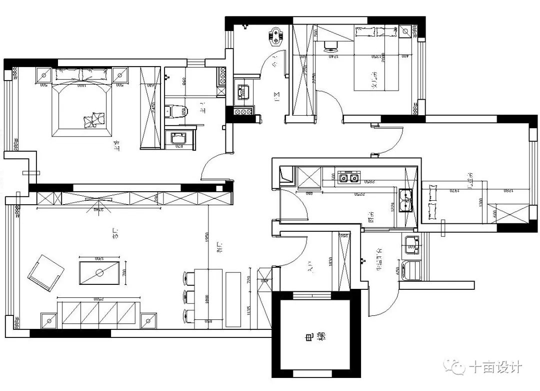 金科王府 116㎡北欧风家居,设计融入儿童学习氛围-5