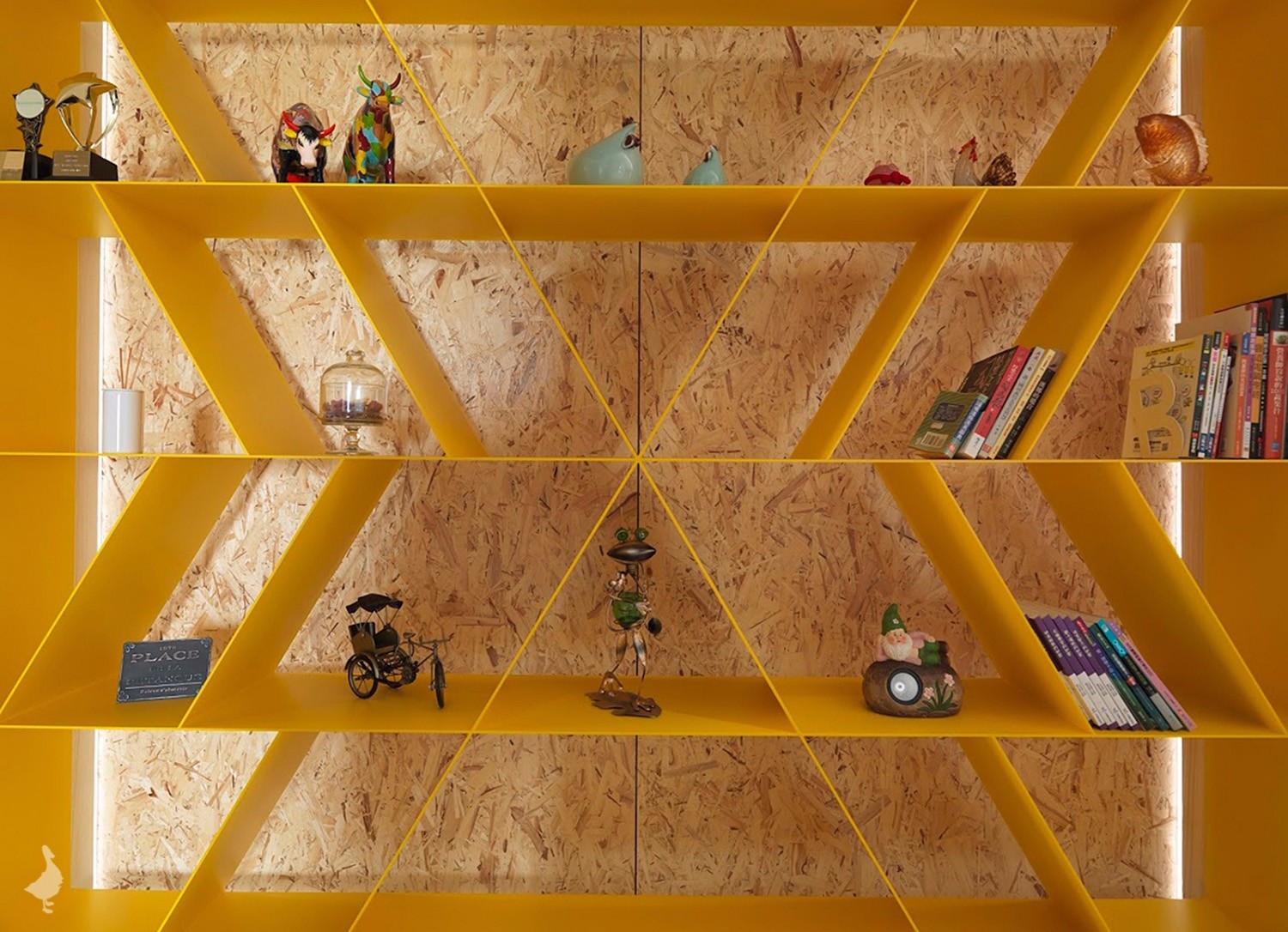 引舵·冠宇瑞空间设计 | 现代轻工业风水泥砖墙艺术涂鸦-9