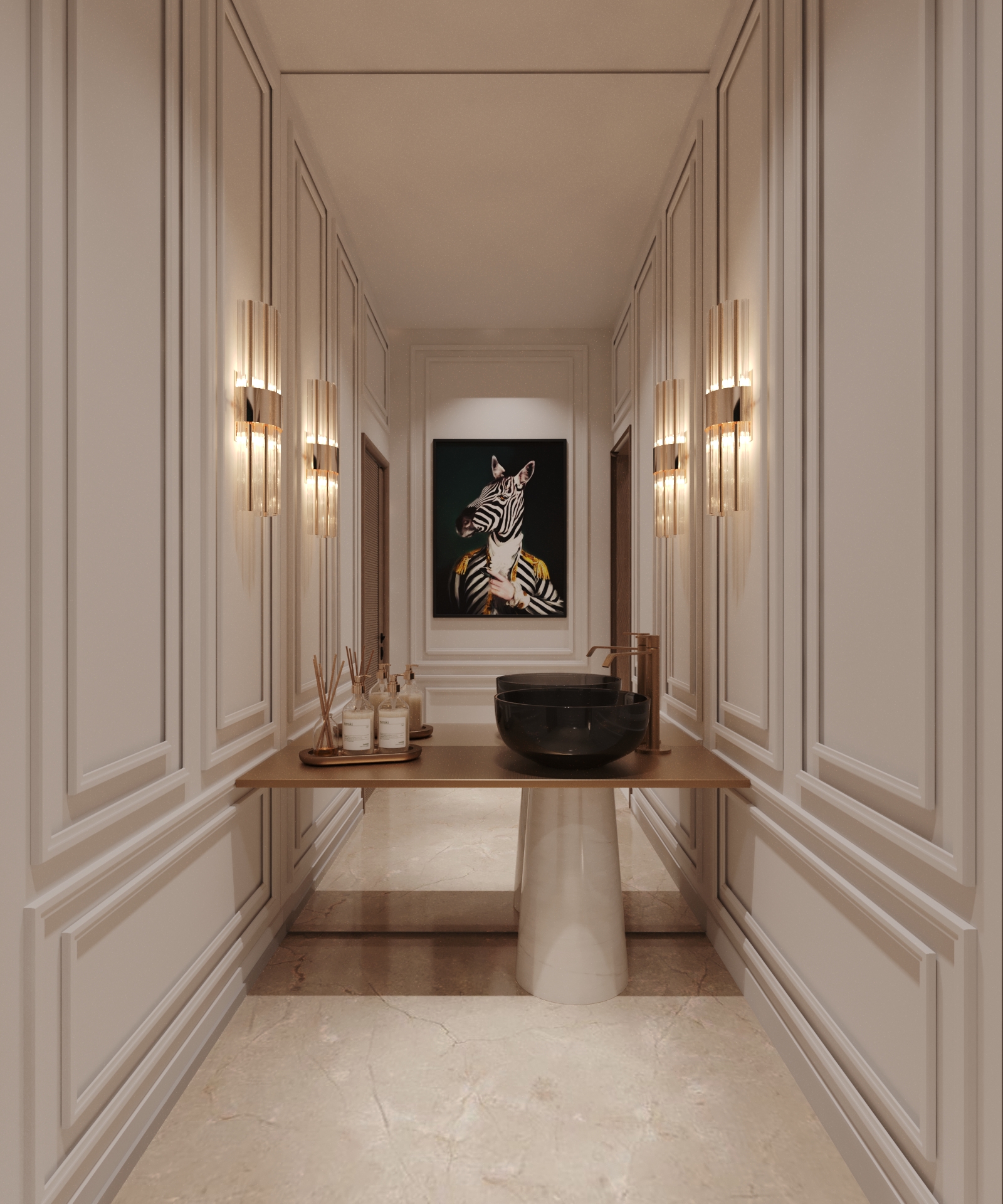 奢华·西高尔夫住宅丨埃及开罗丨MYS Architects-17