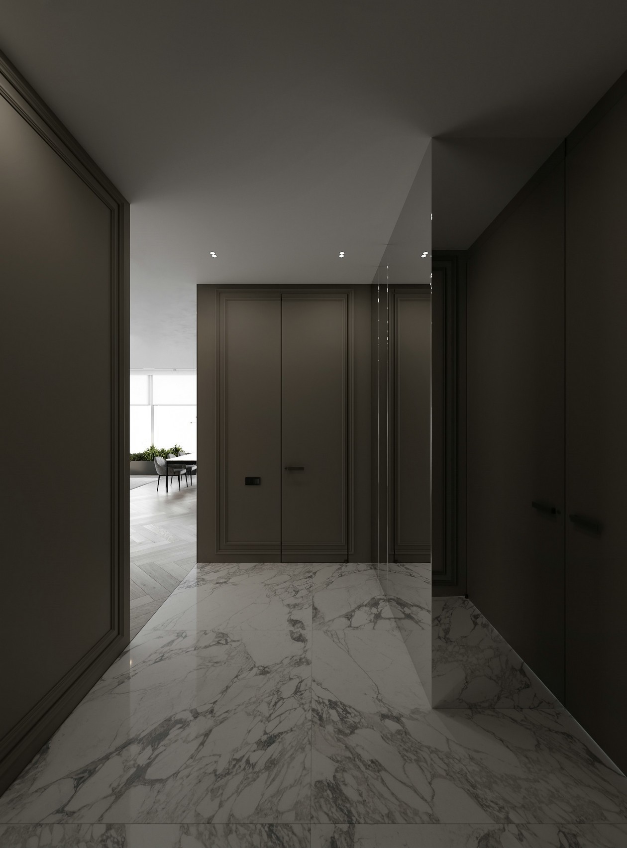 乌克兰高级灰色系公寓设计 超有范儿！-0