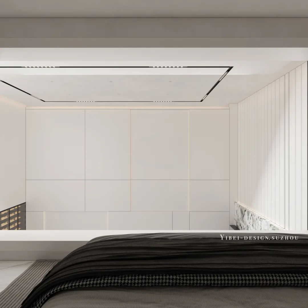 黑白奢石,打造现代都市家居之美丨中国苏州丨YIBEI DESIGN-18