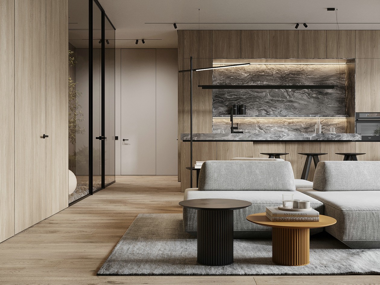 原木+高级灰 柔软而坚定，放缓生活的节奏-4