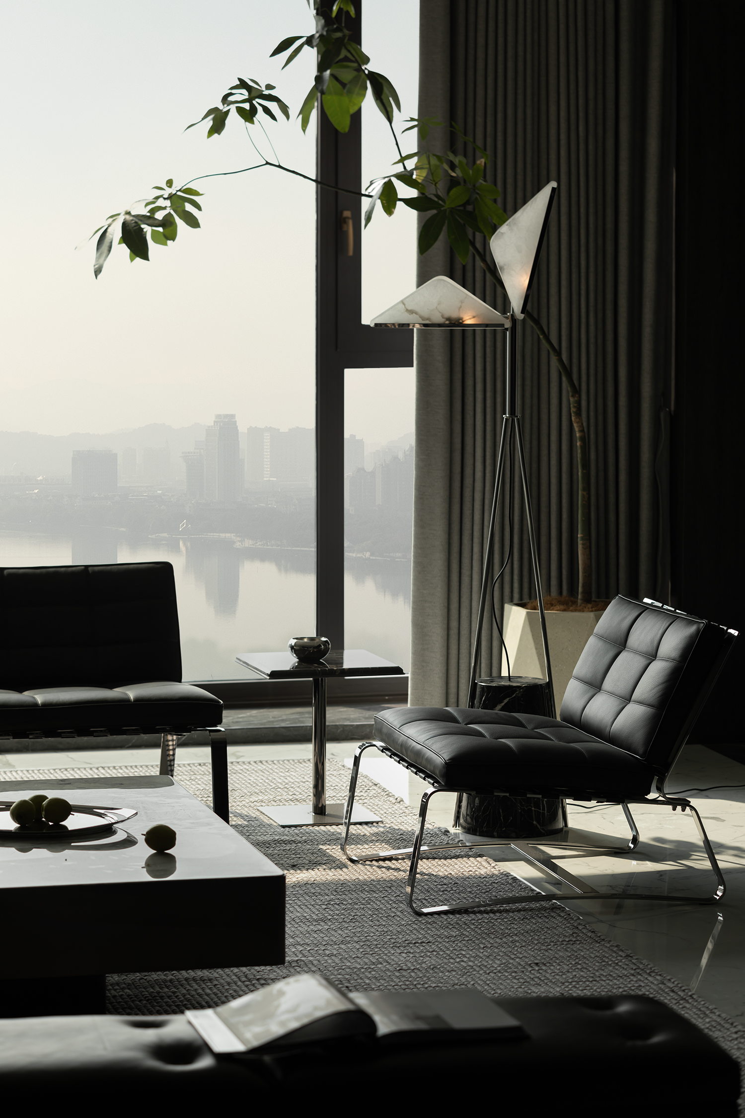 湖景大平层丨中国绍兴丨钱瀚设计团队,常青陈设-32