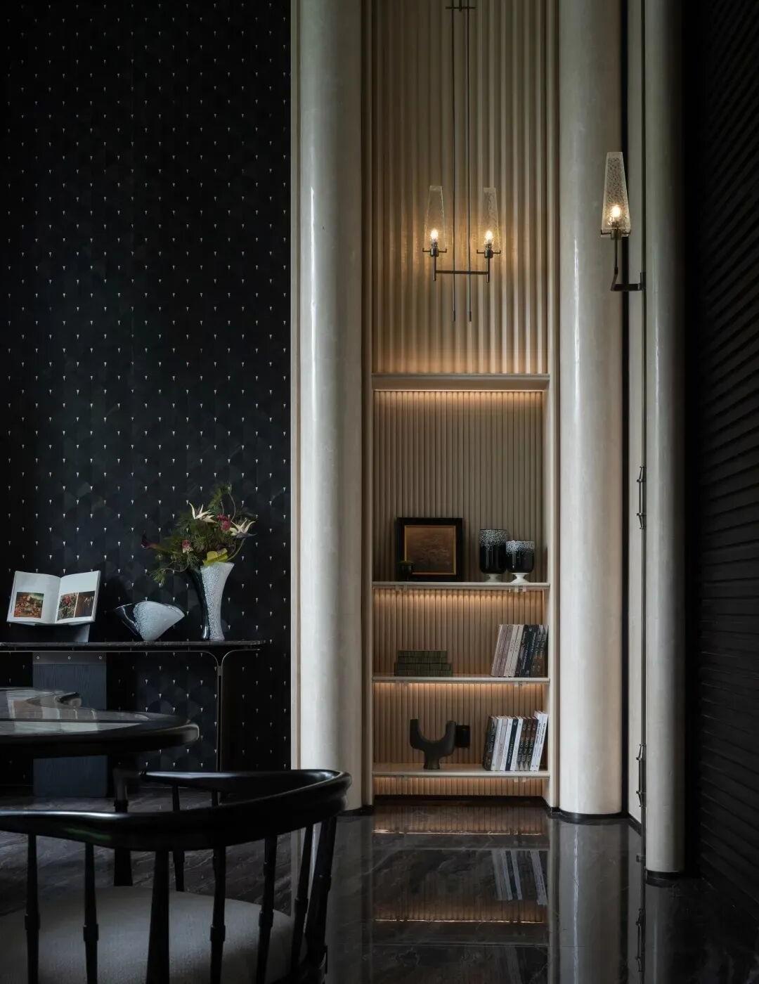 重庆新希望·D10·黑珍珠会所丨中国重庆丨硬装朴悦设计,软装范可萨-34