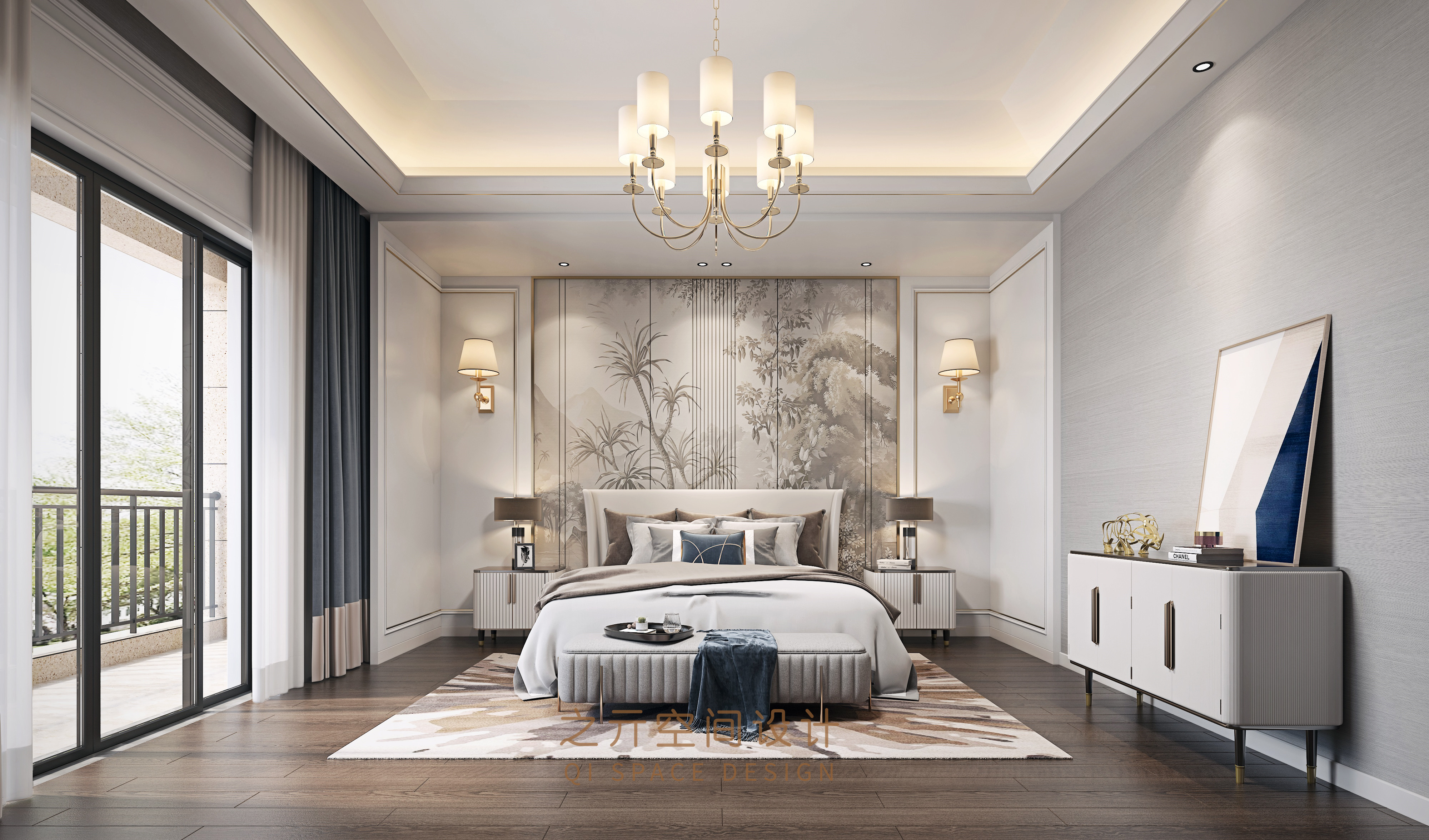 亓作 | 艺术质感 都市人的最爱 600㎡现代风格墅居                     -3