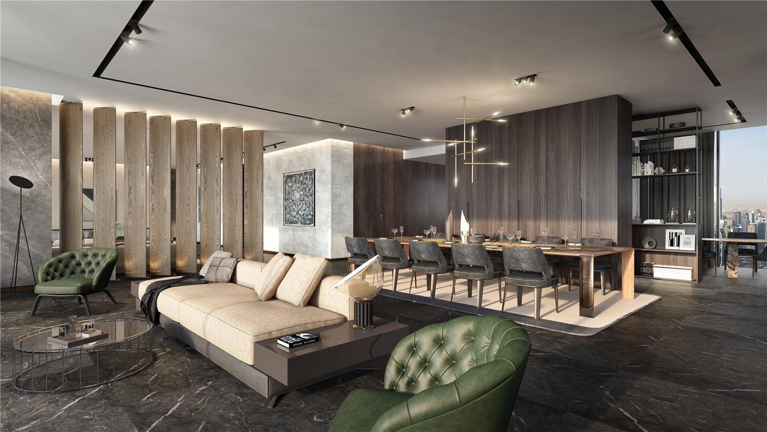 迪拜大都会风格顶级豪宅-18