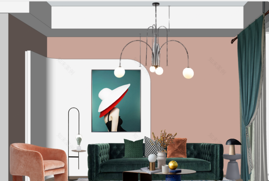 绿色与焦糖的碰撞 | 时尚家居设计演绎-8