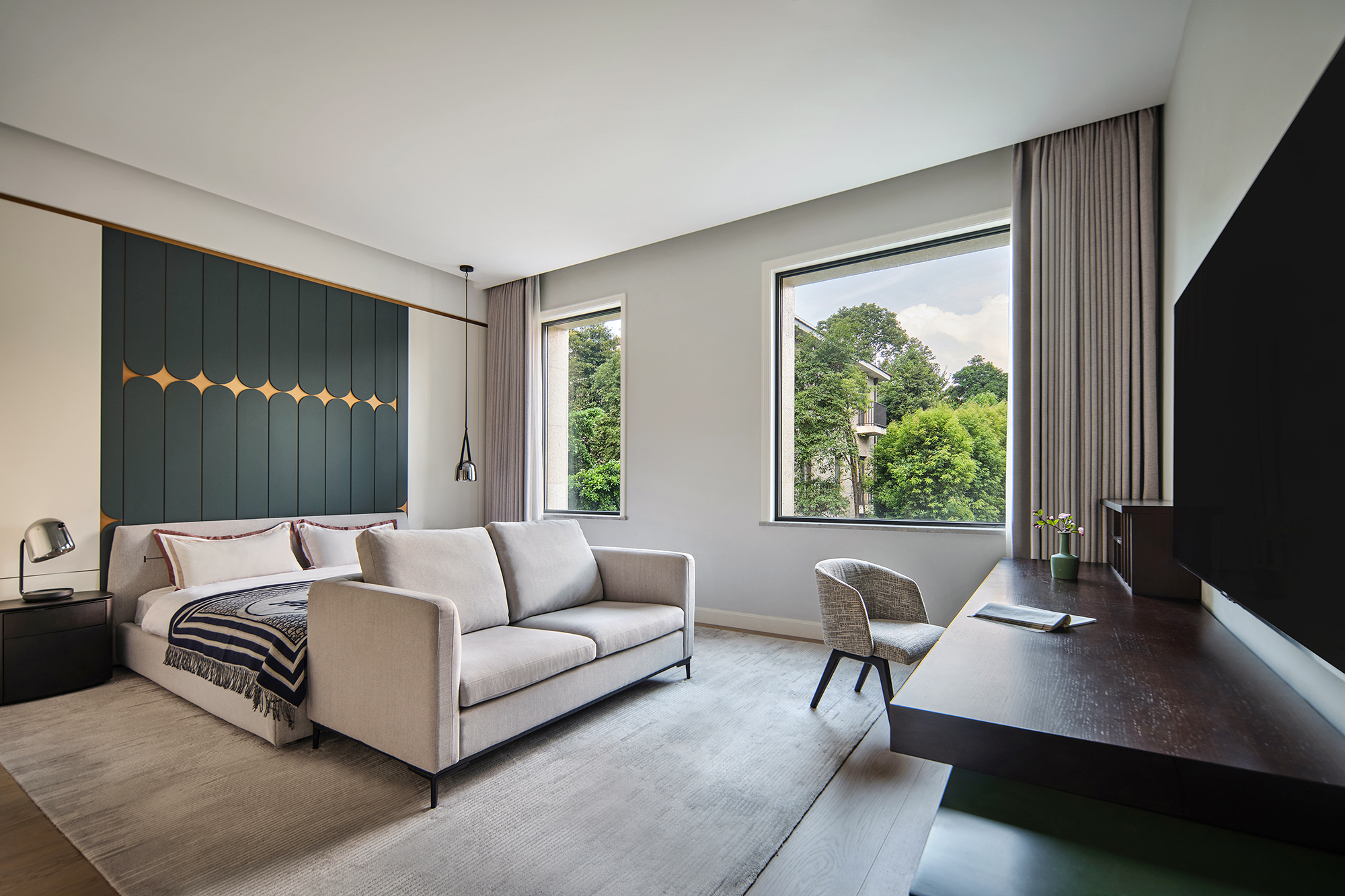 四川成都·锦官新城1000㎡ 森系自然住宅设计丨中国成都丨STUDIO.Y室内设计事务所-103