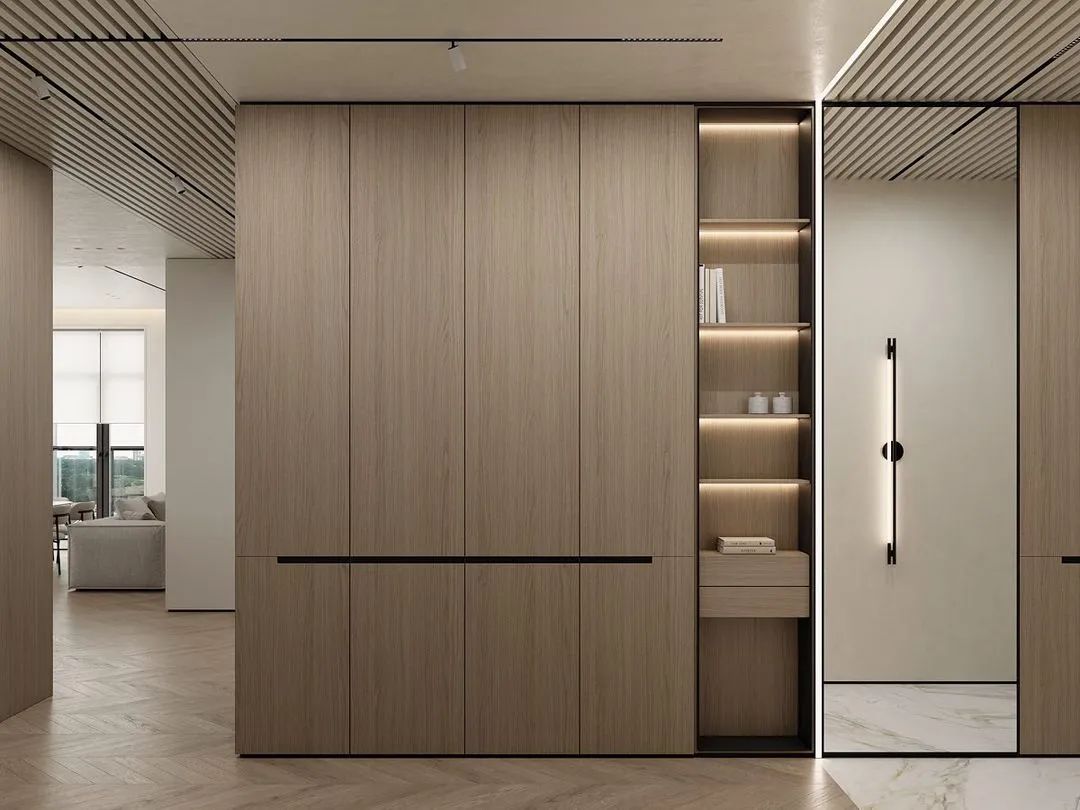 奶油色调的现代空间设计丨俄罗斯圣彼得堡丨DE&DE Studio-0