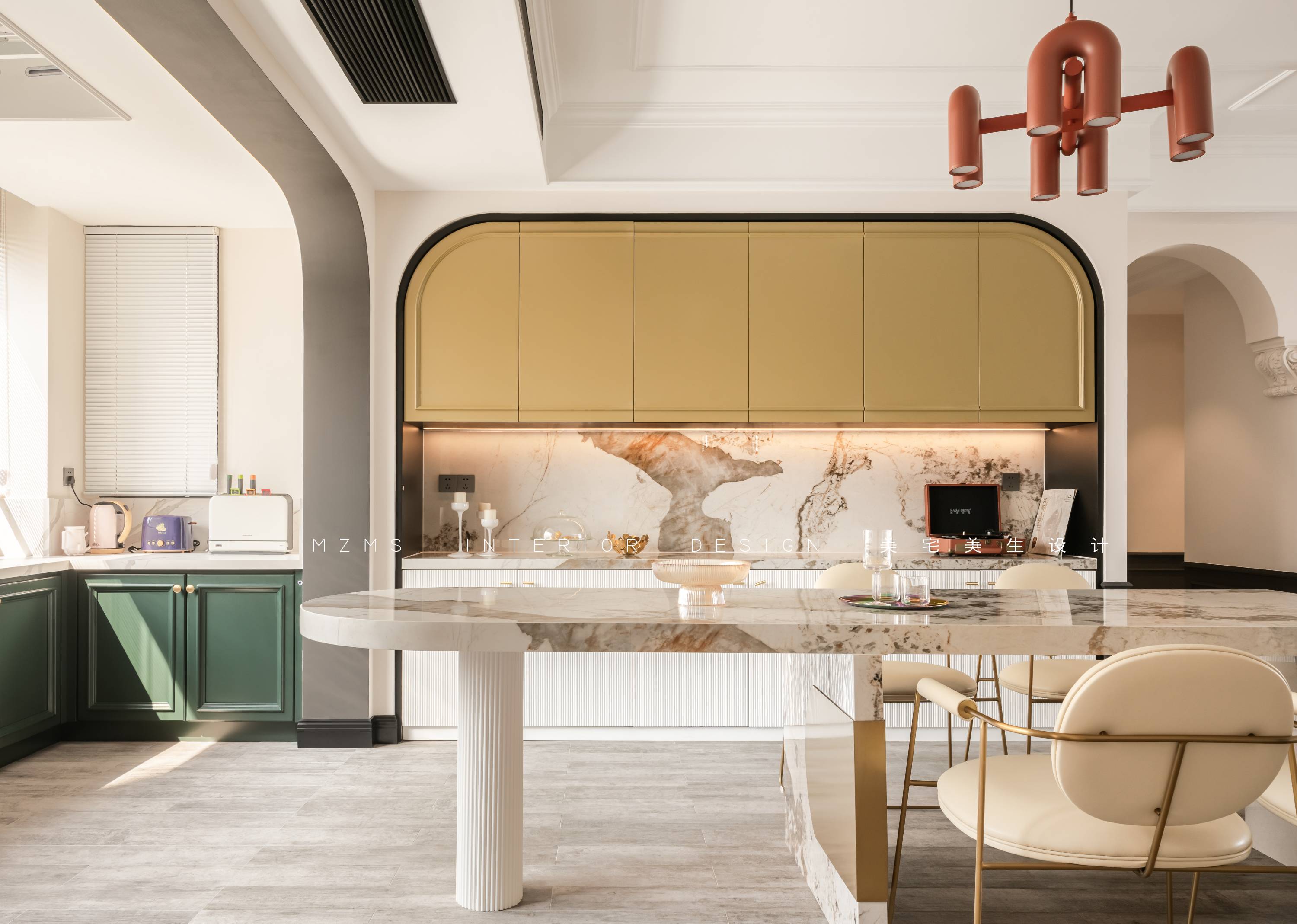 轻奢法式湖景大宅丨美宅·美生设计-59