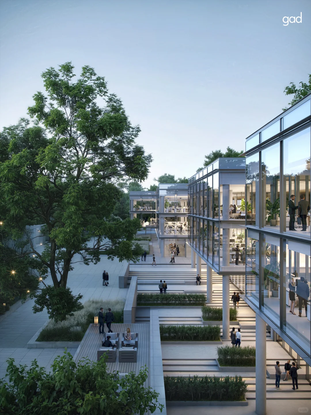 中标杭州天健总部项目丨中国杭州丨gad设计公司-4