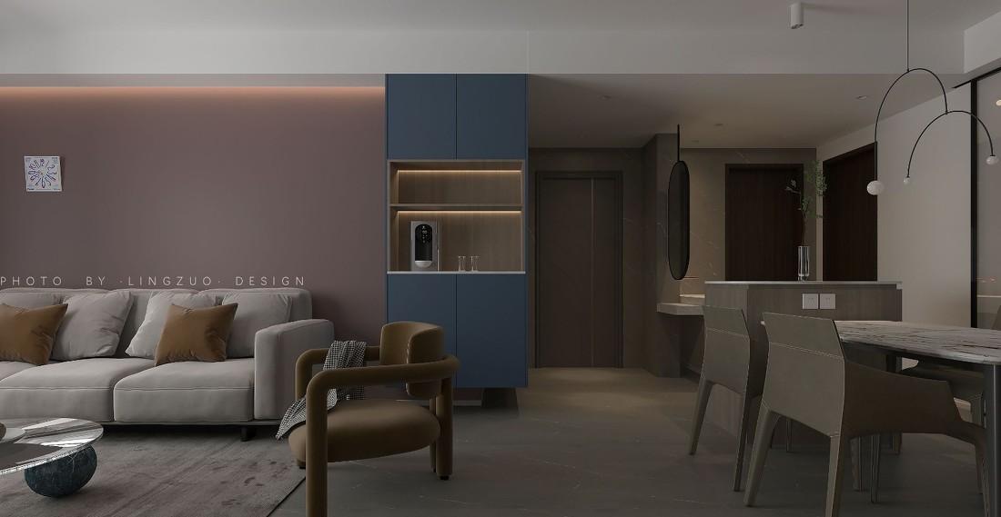 领作空间丨翡冷翠的多功能玄关设计-9