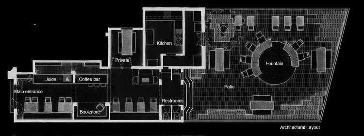 墨西哥城 20 世纪 20 年代建筑改造，打造艺术文学氛围餐厅-13