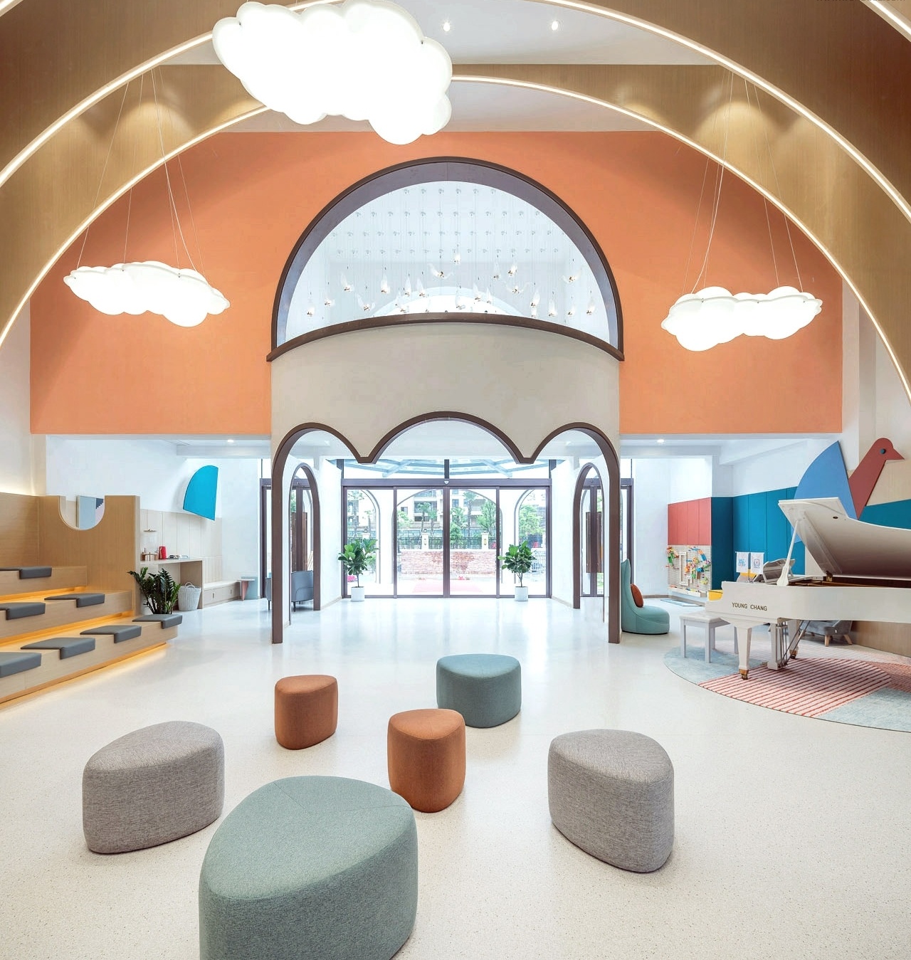 康乐幼儿园主入口改造++ 智慧象儿童创享空间 | 梦幻童趣,安全舒适-3