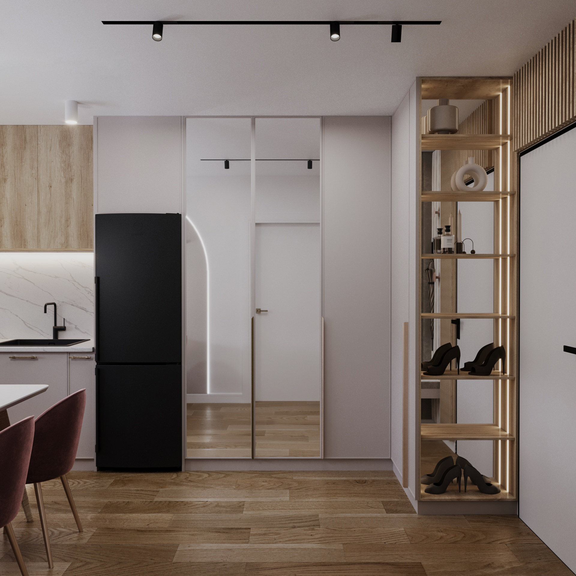 Pink Accents Apartment-1