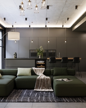 Квартира в стиле лофт