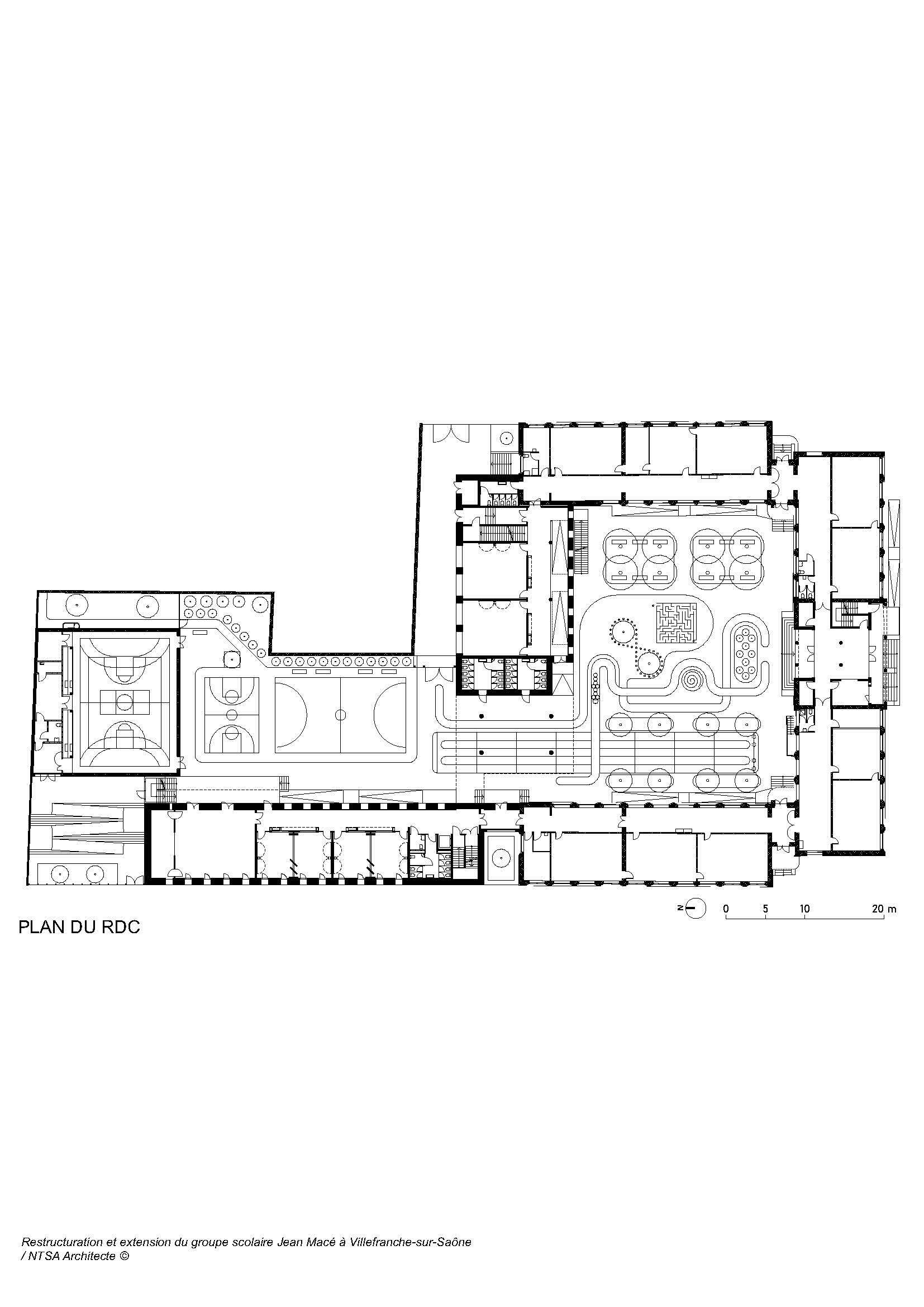 Groupe Scolaire Jean Macé 学校扩建项目丨法国丨NTSA Architectes-12