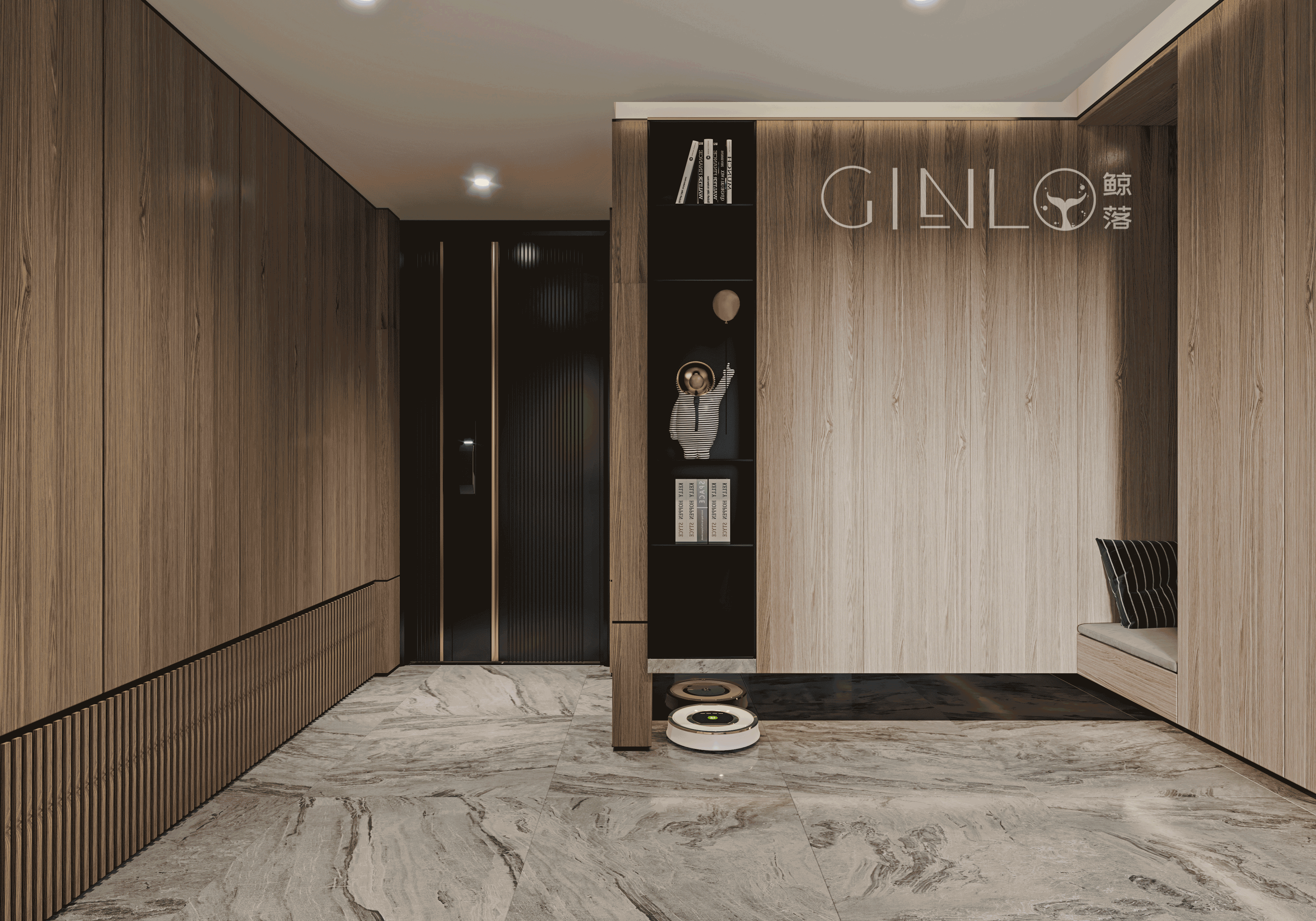 绿意盎然现代风格大平层 VR 体验丨Gino 鲸落工作室-16