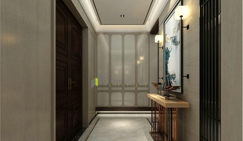 济南开元府284平新中式风格装修设计-2