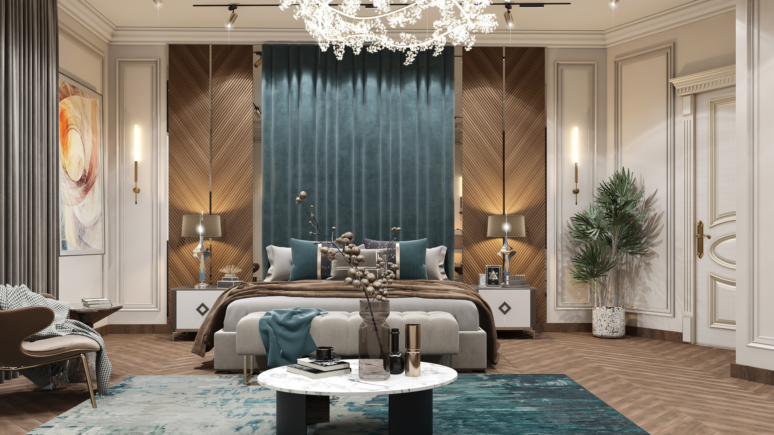 ᴍᴀᴤᴛᴇʀ ʙᴇᴅʀᴏᴏᴍ ᴡɪᴛʜ ᴅʀᴇᴤᴤɪɴɢ , ɴᴇᴡᴄʟᴀᴤᴤɪᴄ ᴅᴇᴤɪɢɴ-0