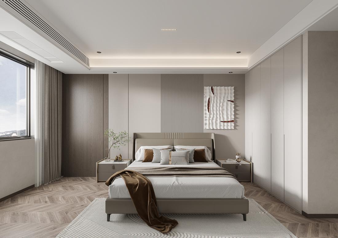 芜湖宜禾设计丨平层丨
美设奖×最佳居住空间奖（效果图）×无垠-10
